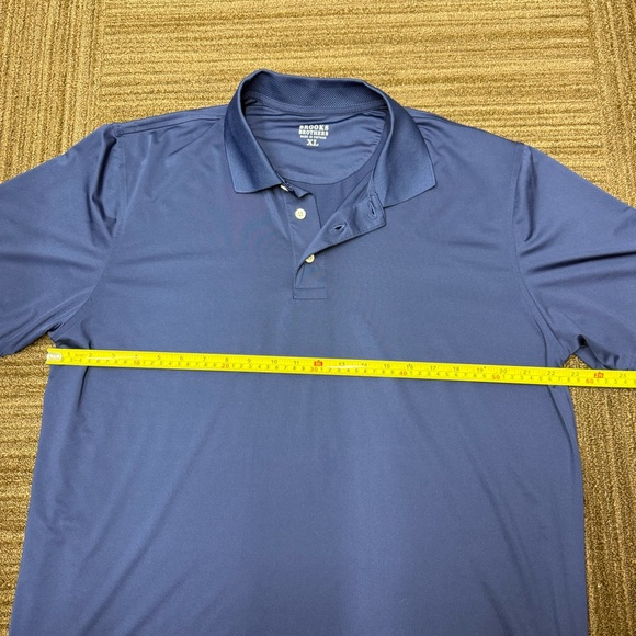 Brooks Brothers Men's Blue Navy Polo Shirt Collared - Picture 2 of 8